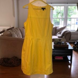 J.Crew Yellow Sleeveless Dress